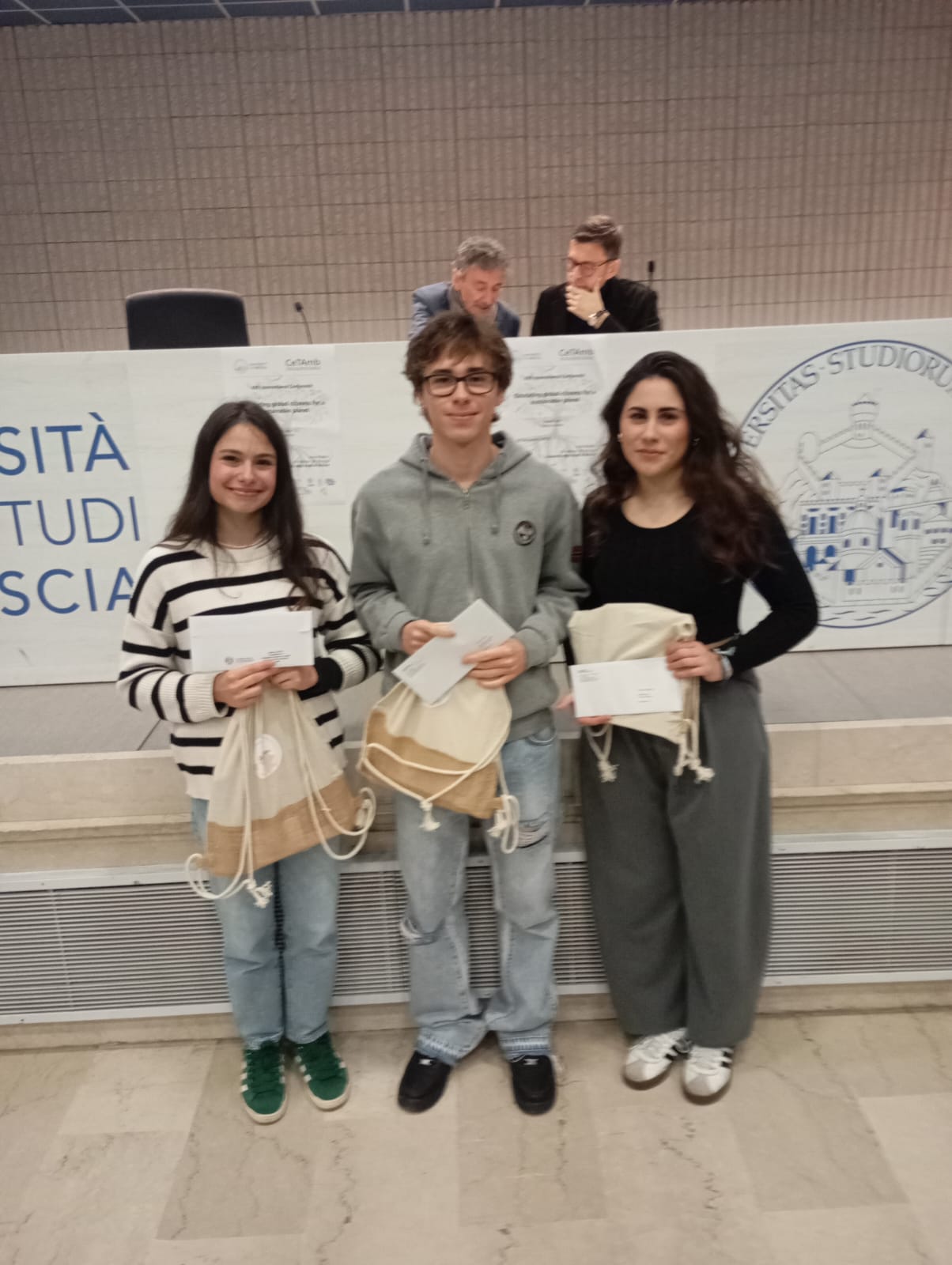 I tre premiati