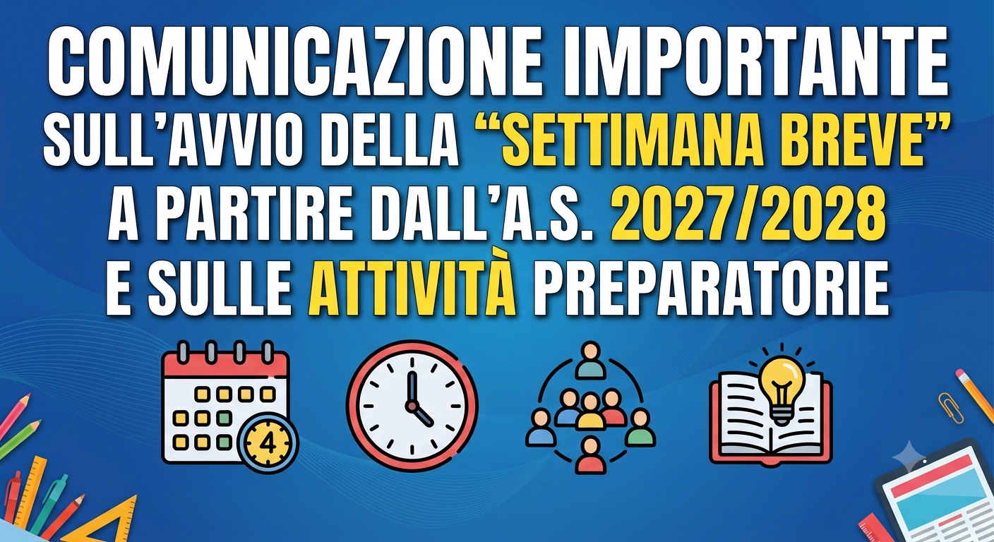 Comunicazione importante sull'avvio della 