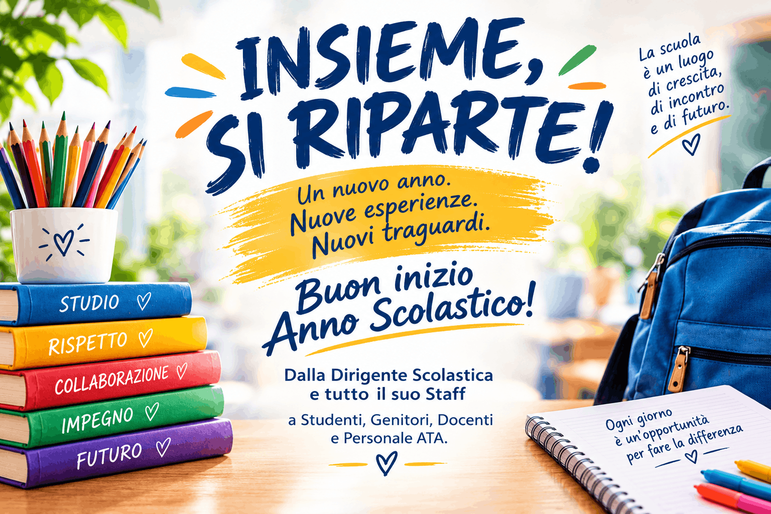 Insieme, si riparte!